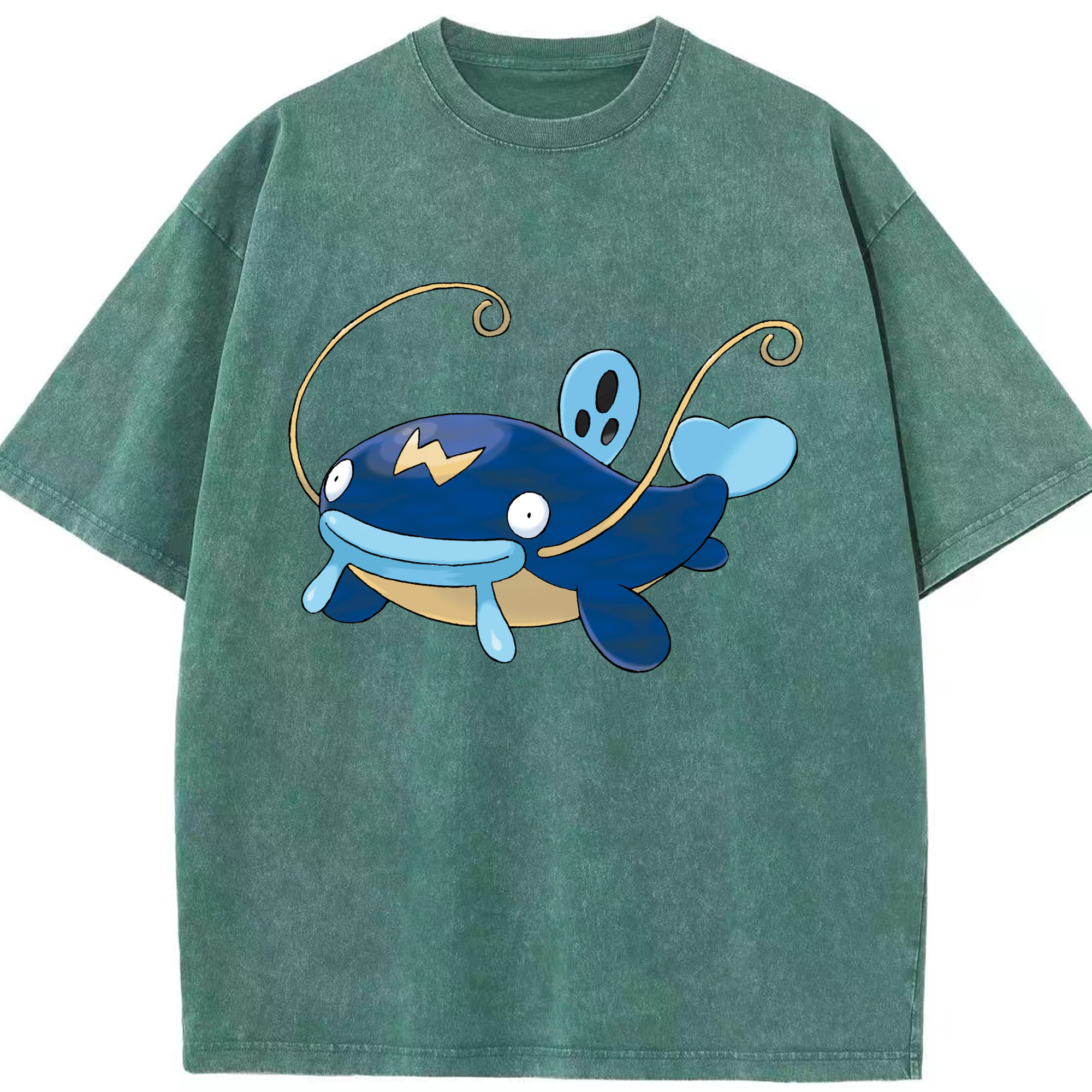 （画像用） ポケットモンスター Pokémon 綿100% ヴィンテージ風 半袖Tシャツ（フロントプリント）